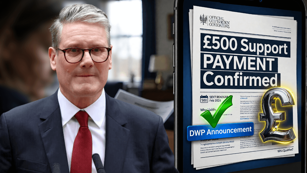 DWP £500 One‑Off Support Confirmed for February 2026 – Eligibility & Payment Dates