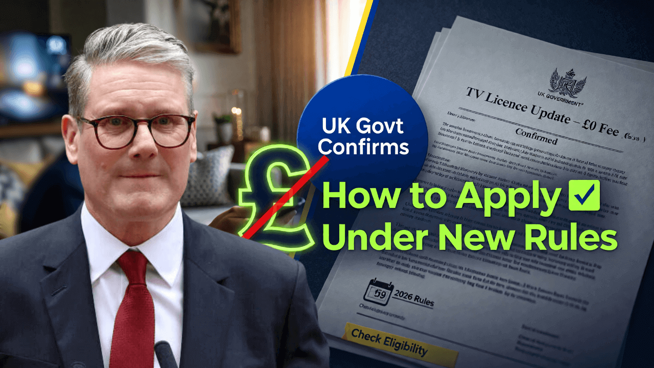 UK Govt Confirms Free TV Licence for Over-60s – How to Apply Under New Rules