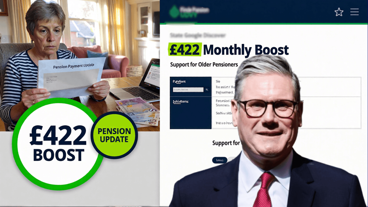 DWP Confirms £422 Monthly Boost for Older State Pensioners