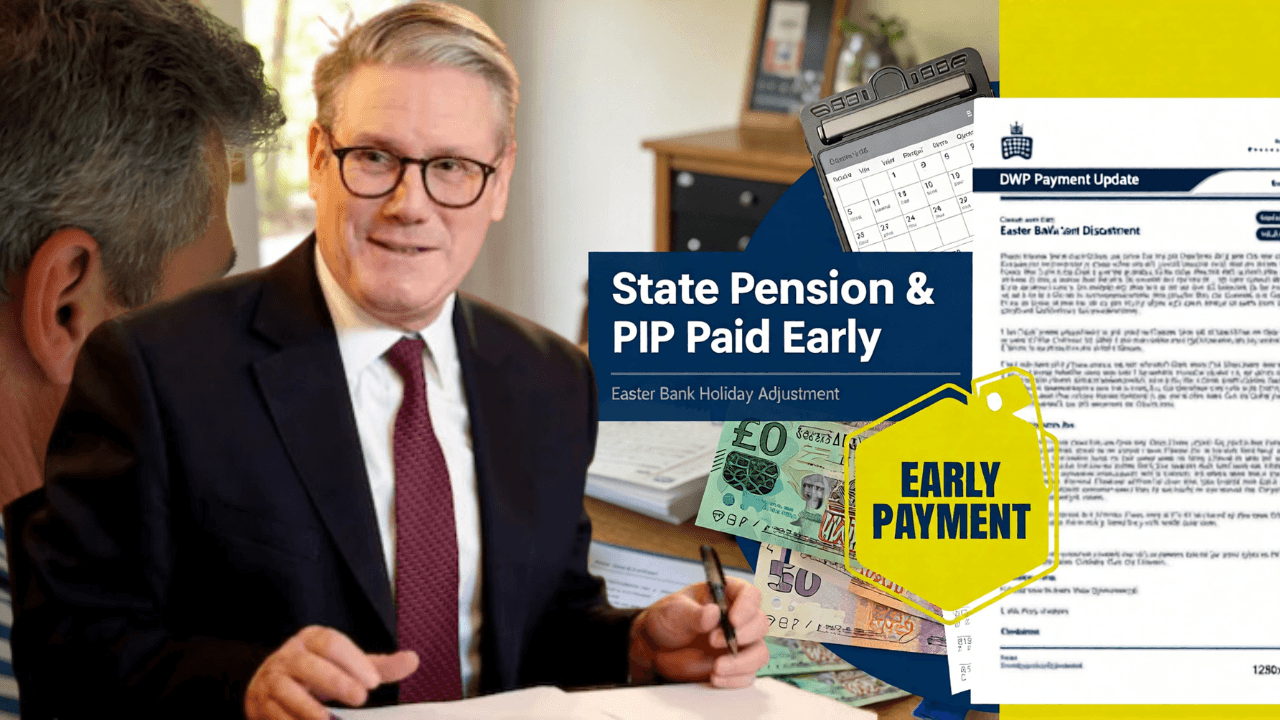 DWP Confirms State Pension and PIP Payments Will Be Paid Early for Easter Bank Holiday