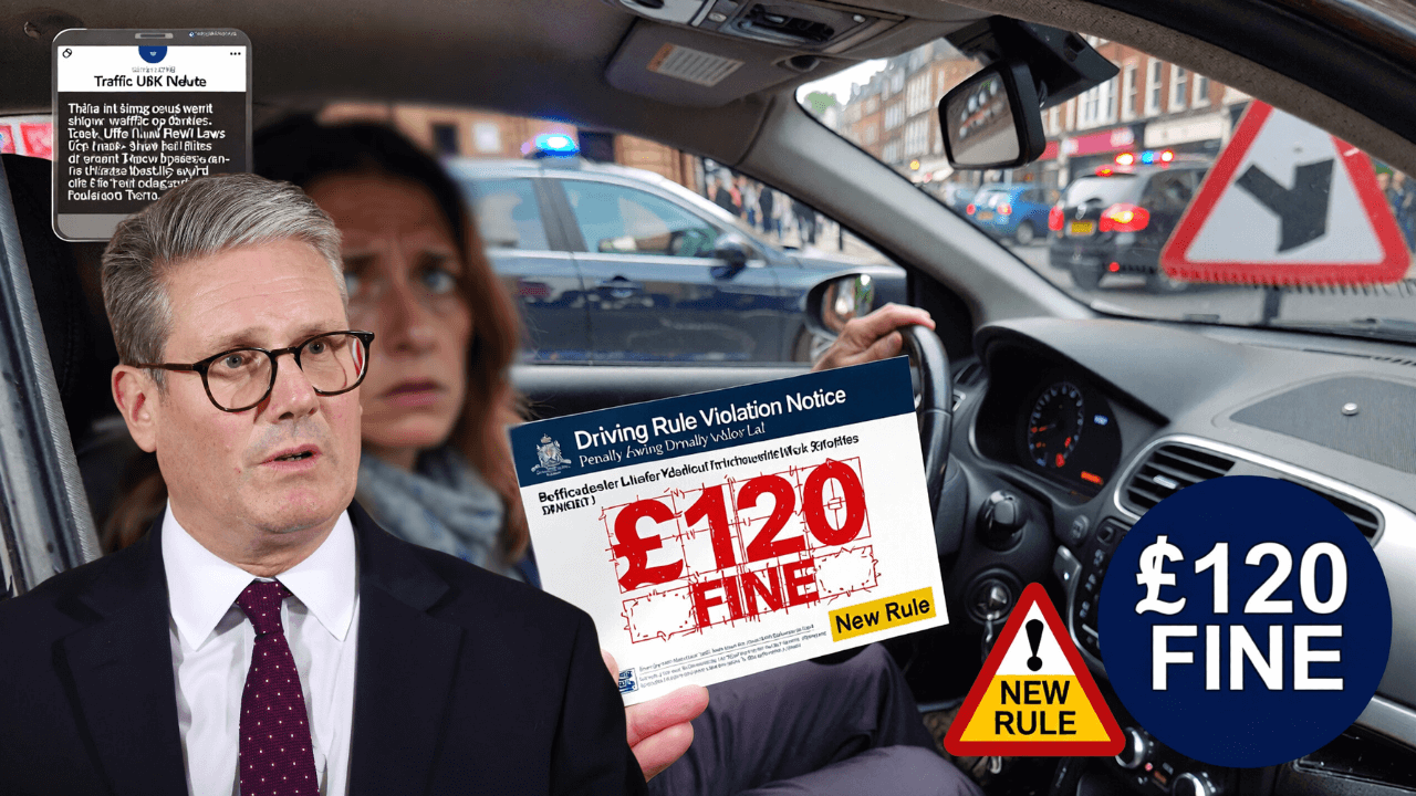Drivers Face £120 Fine from This Week – New Rule Hits Any Vehicle That Doesn’t Comply