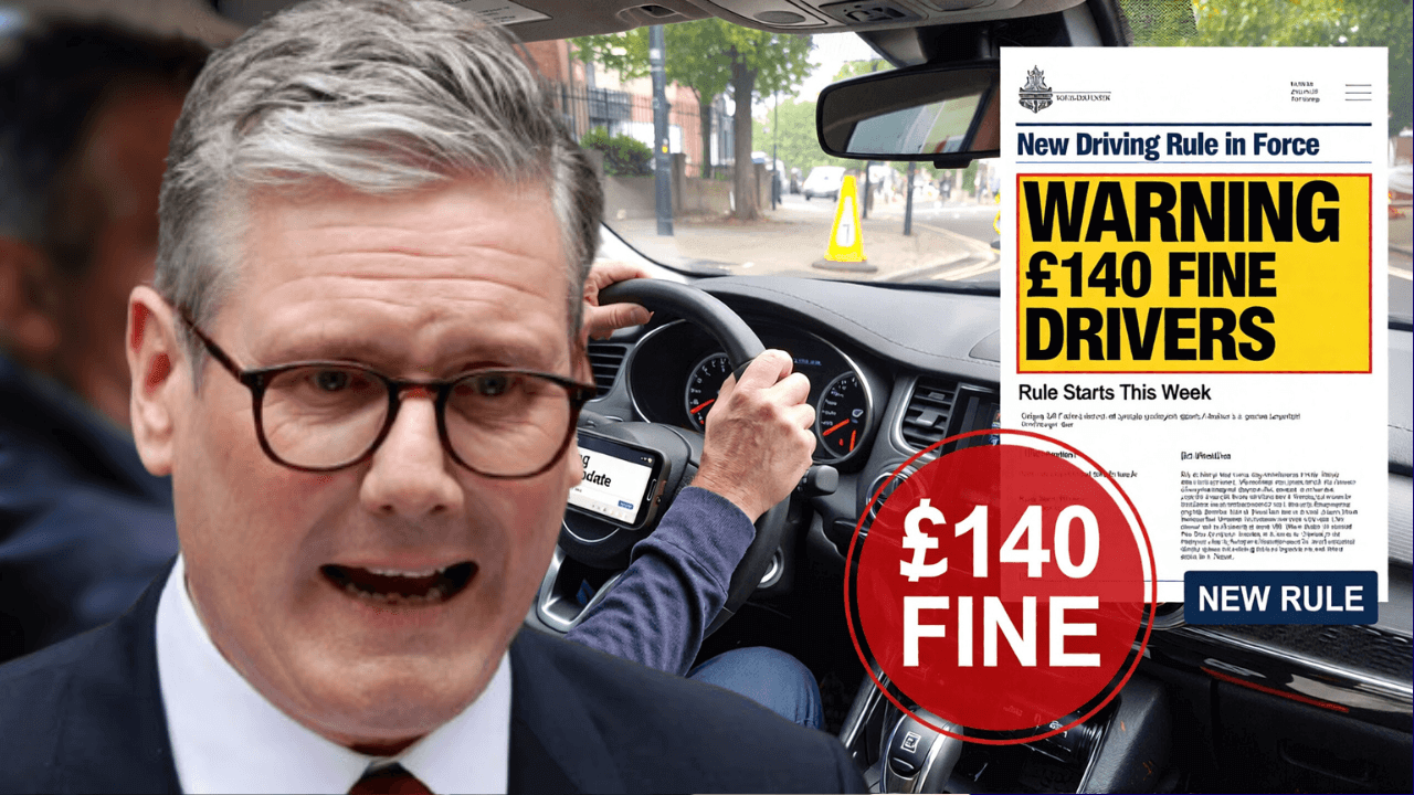 Drivers Face £140 Fine as New Rule Officially Comes Into Force This Week