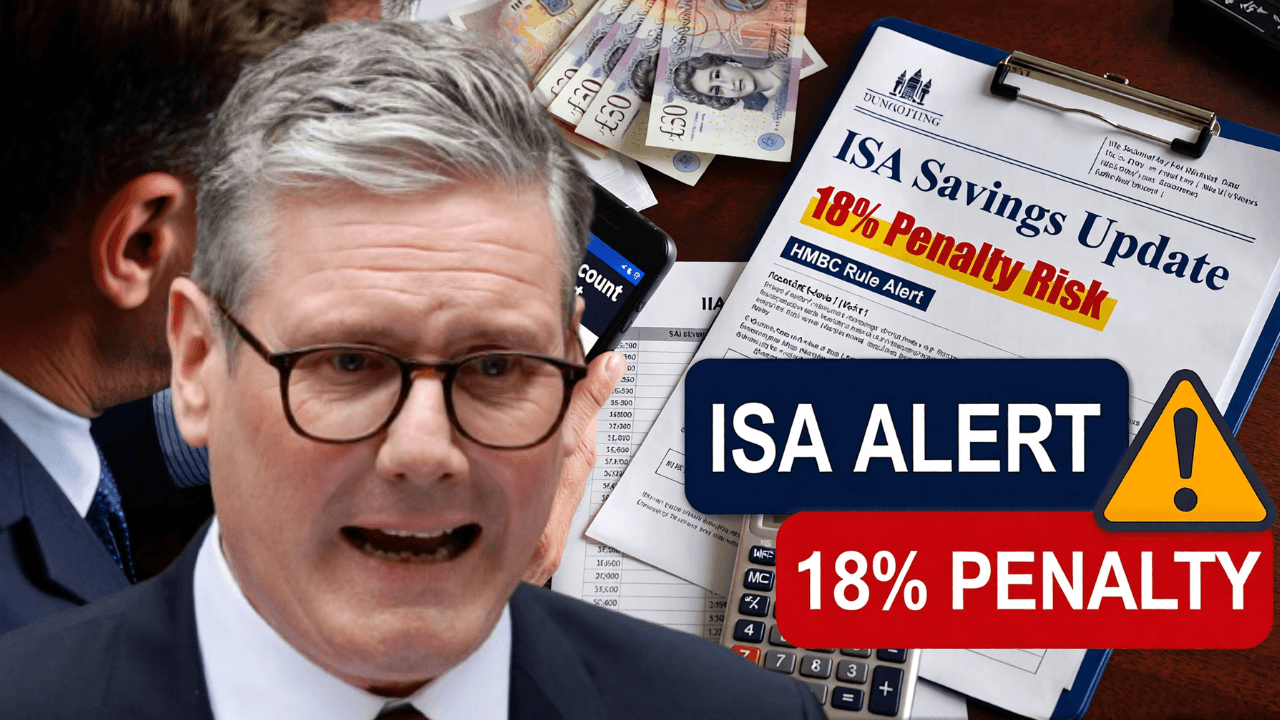 HMRC Confirms Cash ISA Loophole — Millions Could Face New 18% Penalty