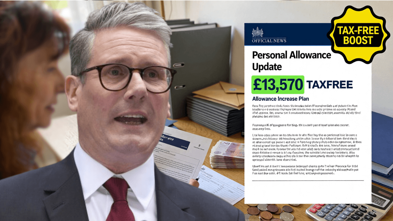 HMRC Officially Announces Plan to Raise Tax‑Free Personal Allowance to £13,570 – New Rule Explained