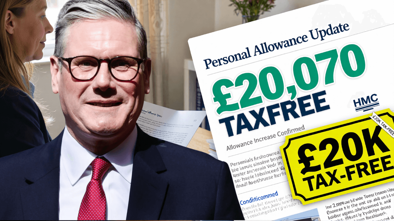 HMRC Officially Confirms Tax‑Free Personal Allowance Rise to £20,070 – Full Details