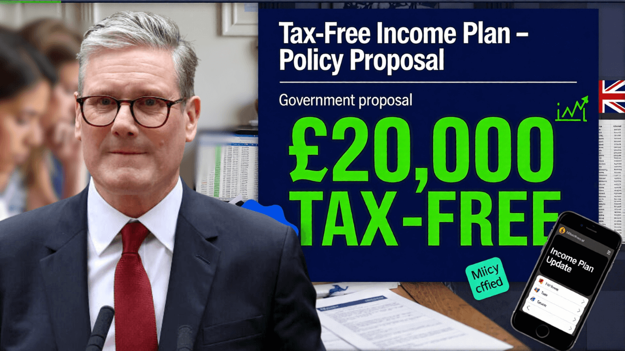 Millions Could Benefit as UK Government Pushes £20,000 Tax‑Free Income Plan