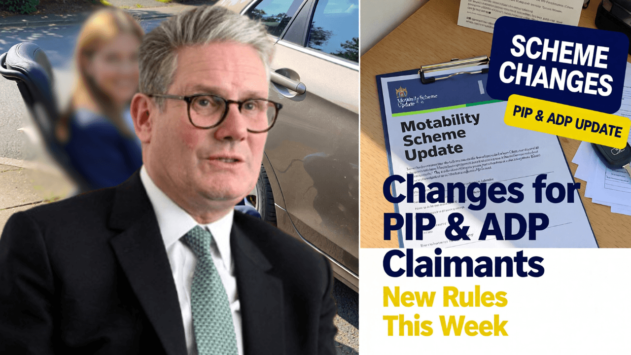 Motability Scheme Changes for PIP & ADP Claimants This Week – What You Must Know