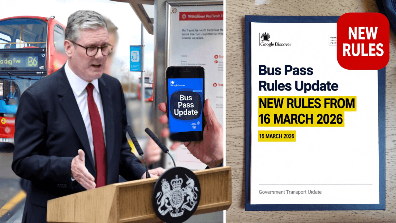 New Bus Pass Rules From 16 March 2026 – Government Confirms Changes