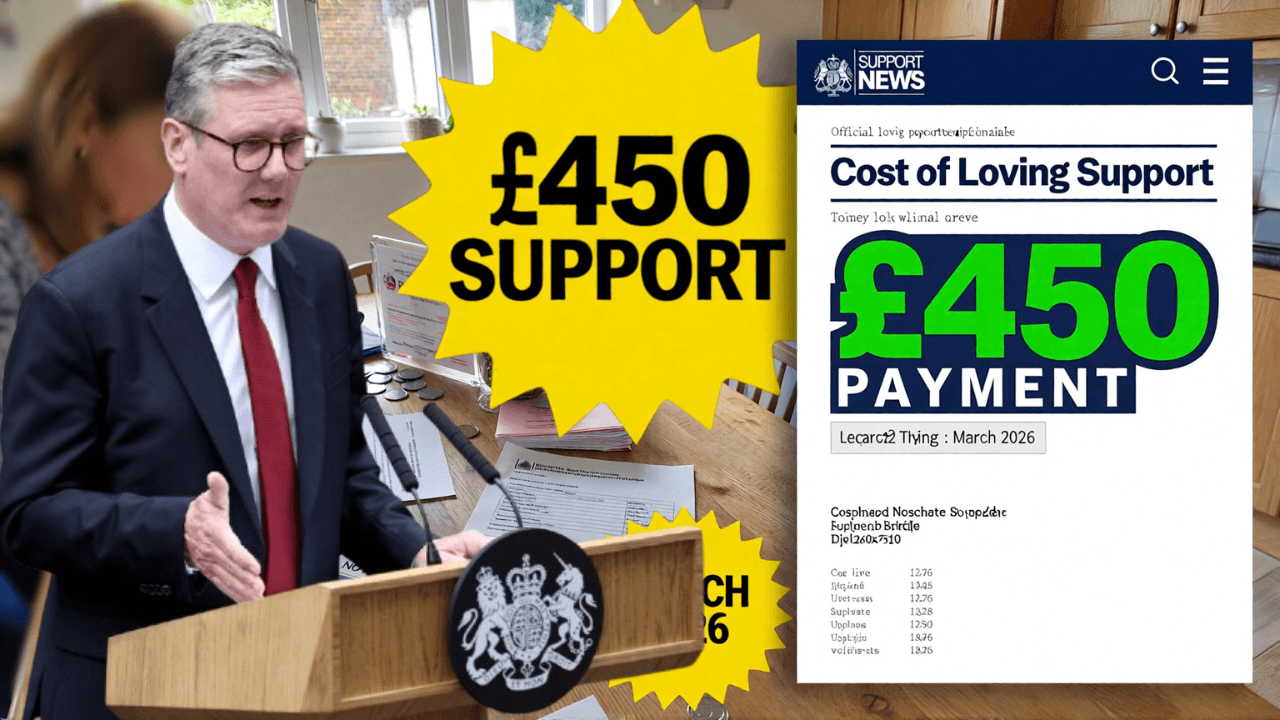 UK £450 MSC Cost of Living Payment – March 2026 Eligibility, Dates & Full Details