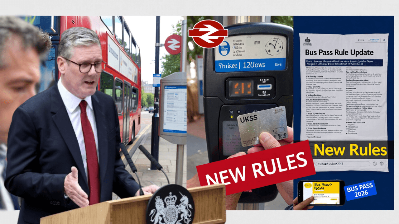 UK Bus Pass Rules Officially Changing From 16th March 2026